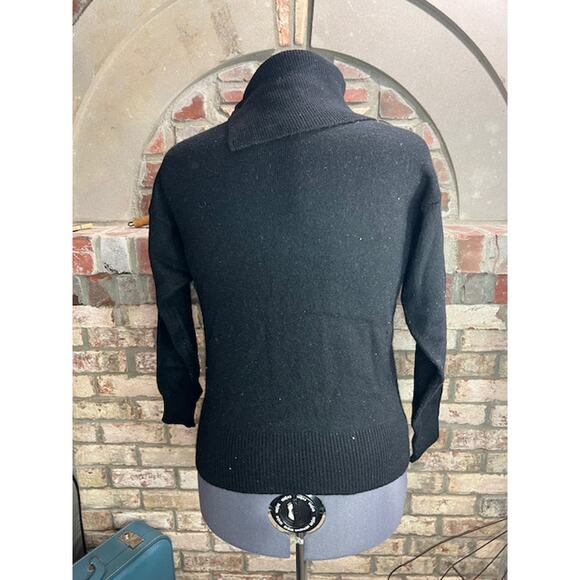 sweater turtle neck ribbed black - Picture 6 of 9